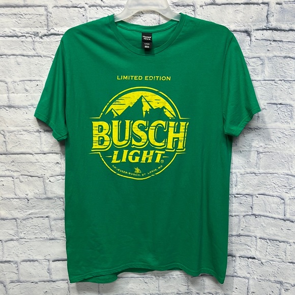 NWOT-Hanes Busch Light Limited Edition T-Shirt - Picture 1 of 4